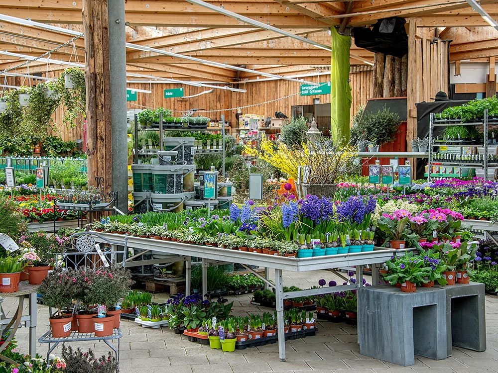 Gartencenter 1.Mai geöffnet