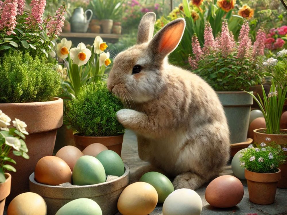 Osternestli suchen. Das Oster-Highlight: Osternest-Suche im Gartencenter für Kinder. Anmeldung erforderlich.