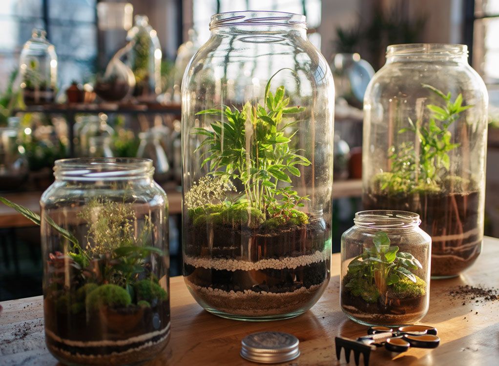 Mini-Dschungel im Glas