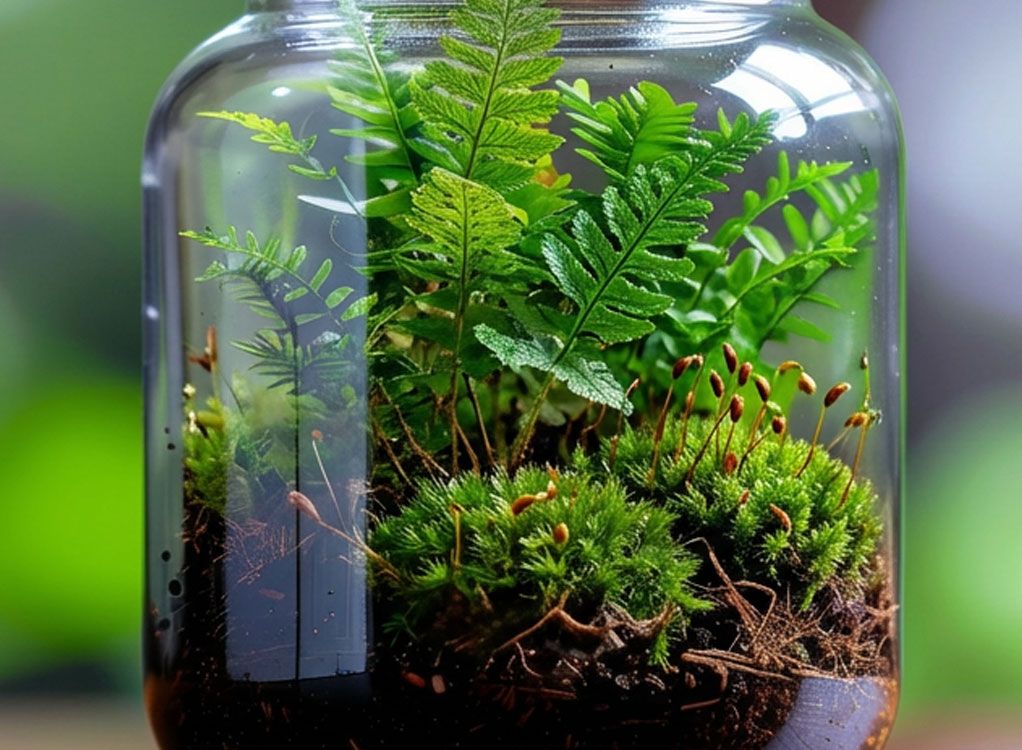 Mini-Dschungel im Glas