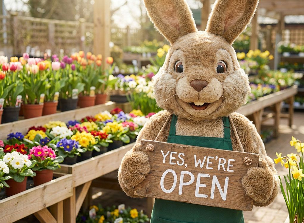 Oster Samstag: wir haben offen