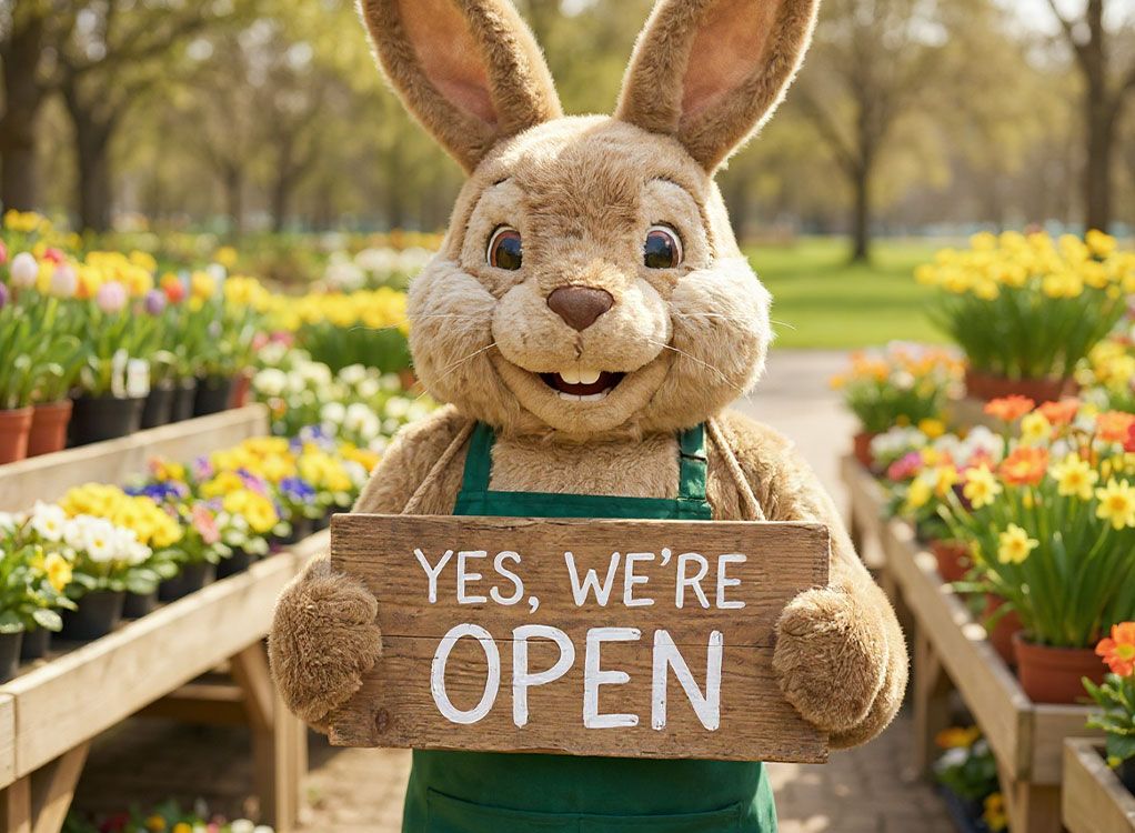 Oster Samstag: wir haben offen