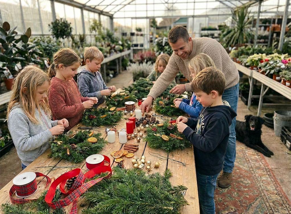 Adventskranz basteln für Kinder | 15:00 Uhr