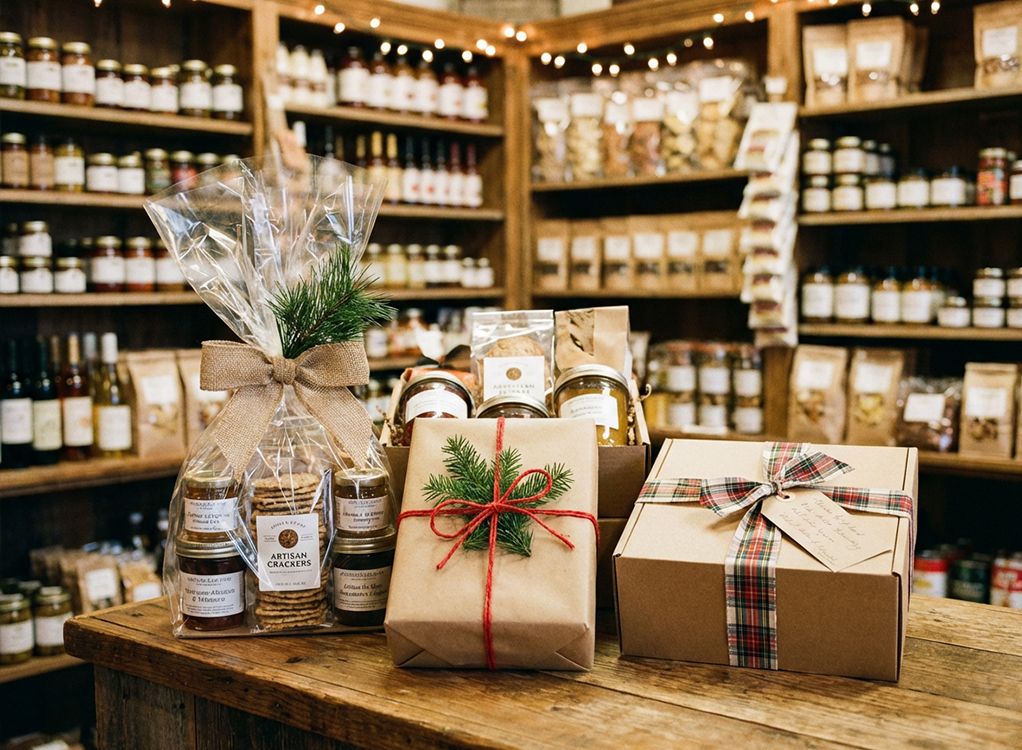 Gourmet-Zeit: köstliche Geschenke