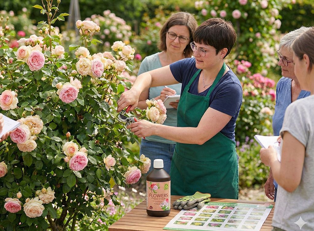 Schnitt & Pflege von Rosen