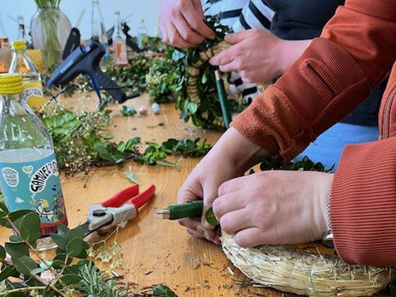 Hoppelkranz: Osterdeko kreativ gestalten