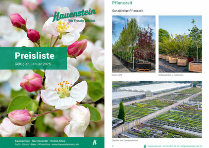 Hauenstein-Preisliste