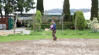 Hier wird die Saat ausgebracht.