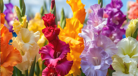 Typisch Dahlie: Bunt und üppig