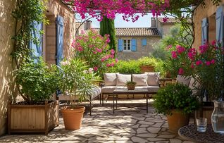Mediterrane Kübelpflanzen verleihen Balkon und Terrasse eine südlich geprägte Atmosphäre.  