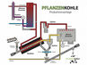 Abbildung einer Produktionsanlage für Pflanzenkohle
