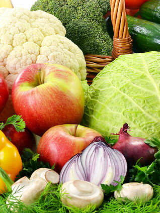 Es gibt eine reiche Palette an Gemüse und Früchten, die in unseren Breitengraden gedeihen und einen guten Ertrag bringen. Foto © monticellllo