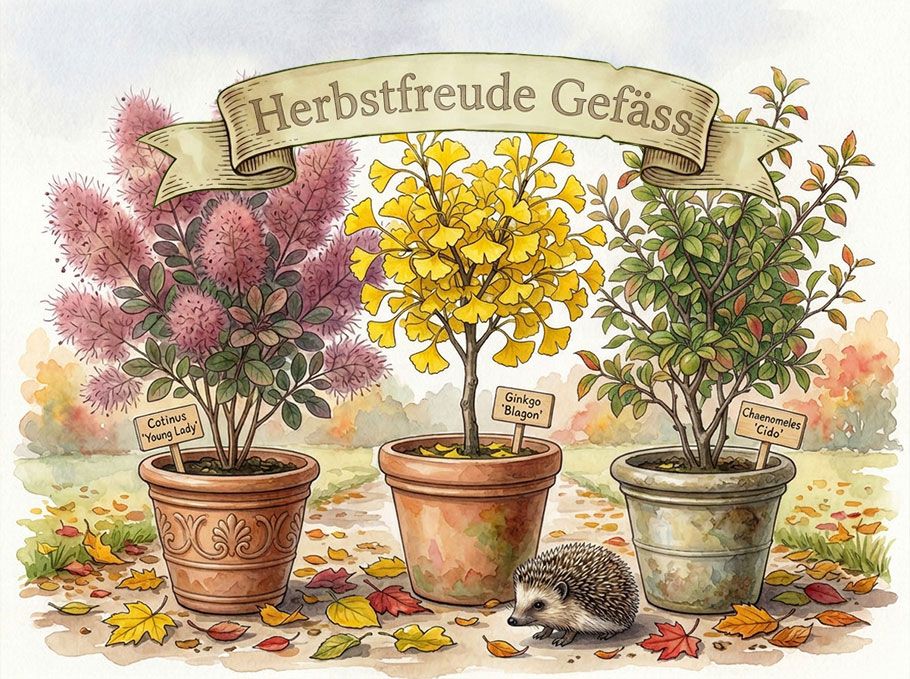 Herbstfreude Gefäss