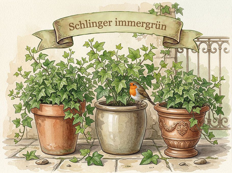 Schlinger immergrün (einfarbig)