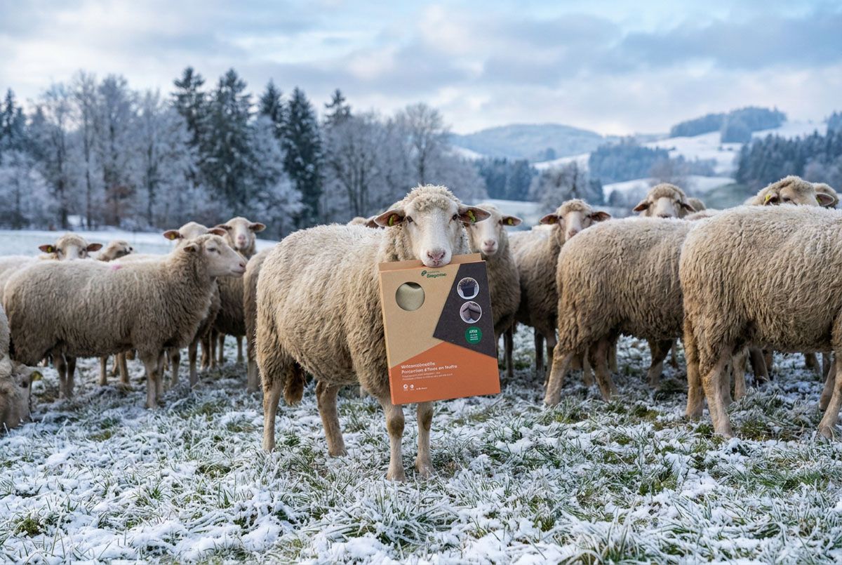 Winterschutzfilz Schafwolle