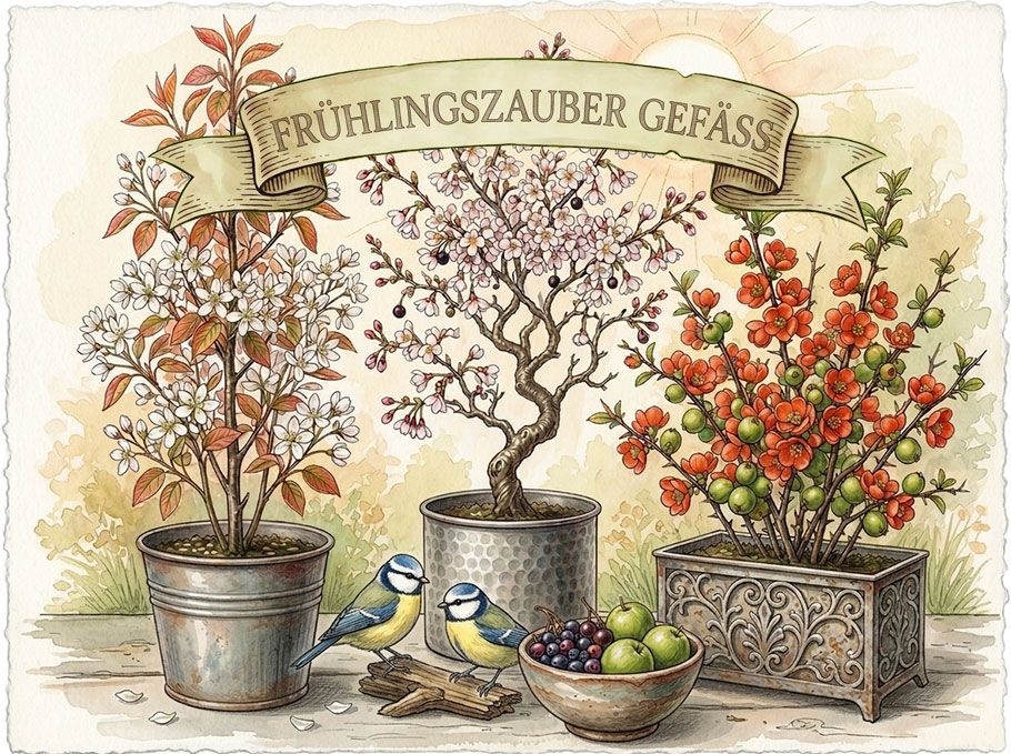 Frühlingszauber Gefäss