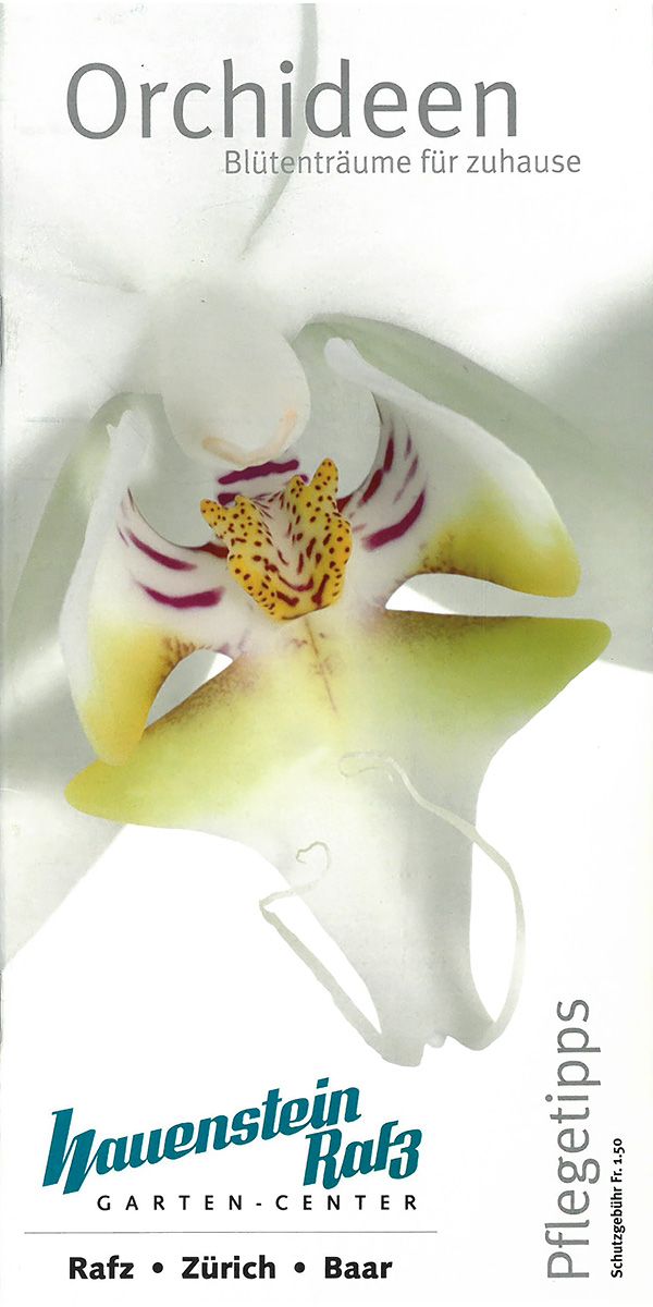 Broschüre Orchideen – Blütenträume für zuhause