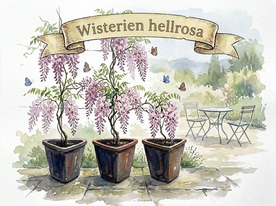 Wisterien hellrosa