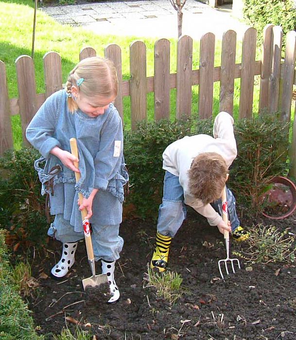 Kindergabel mit T-Griff Edelstahl
