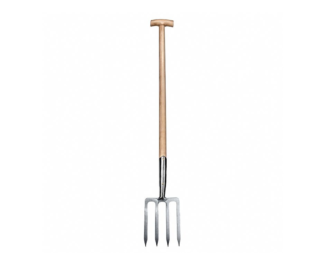 Gabelspaten, Grabegabel 4 Zinken Edelstahl