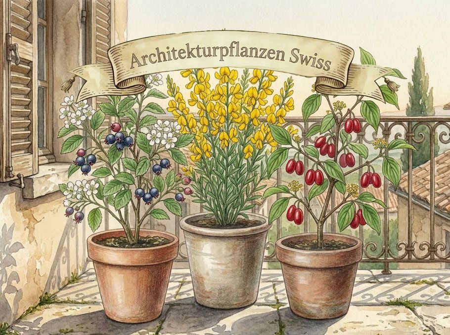 Architektur Pflanzen Swiss Balkon