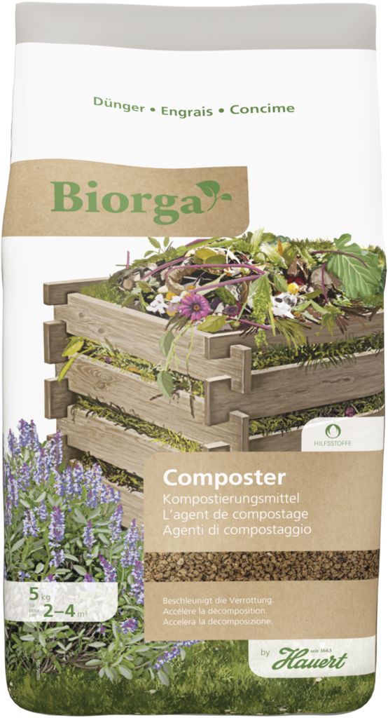 Kompost (Bodenlebenaktivierung, schnellere Umwandlung zu Humus)